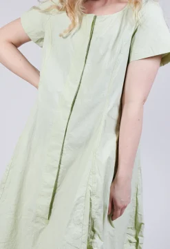 Tulip Hem Utility Dress in Sun Check