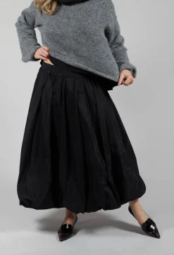 Tulip Shaped Skirt in Black