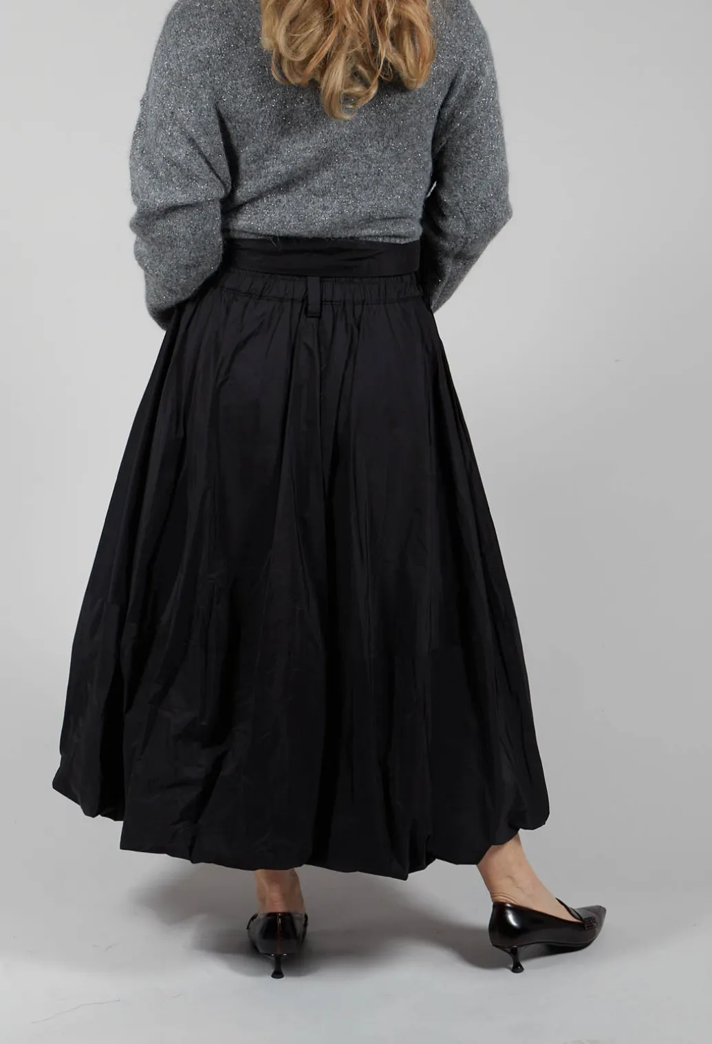 Tulip Shaped Skirt in Black