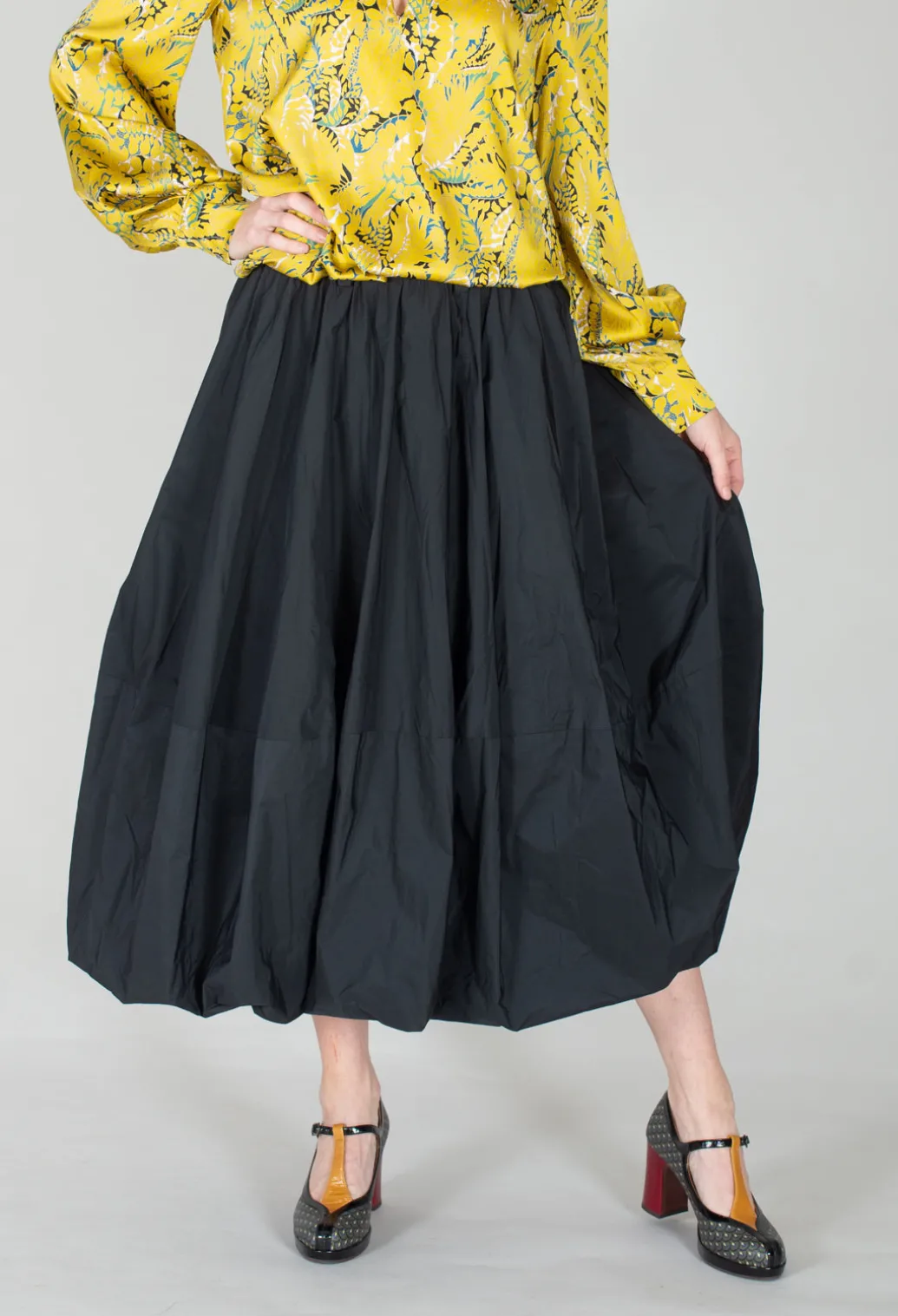 Tulip Shaped Skirt in Black