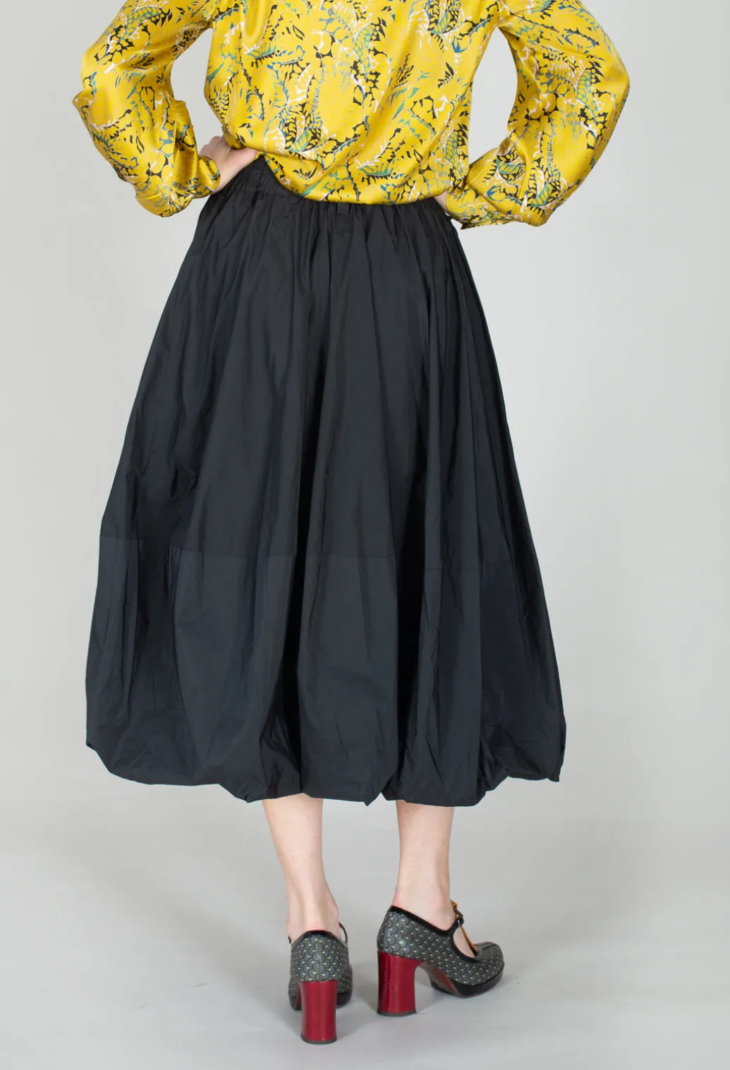 Tulip Shaped Skirt in Black