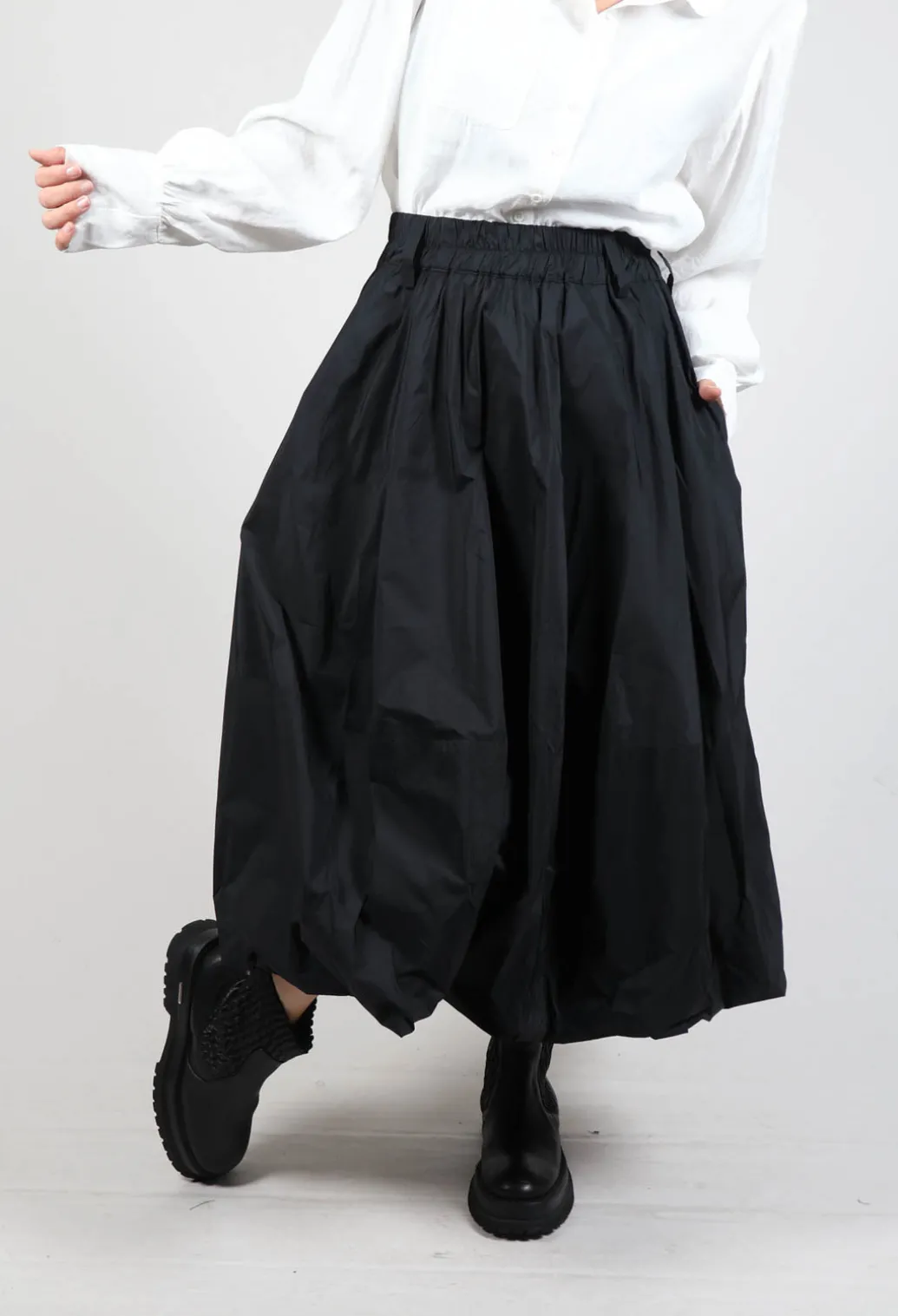 Tulip Shaped Skirt in Black