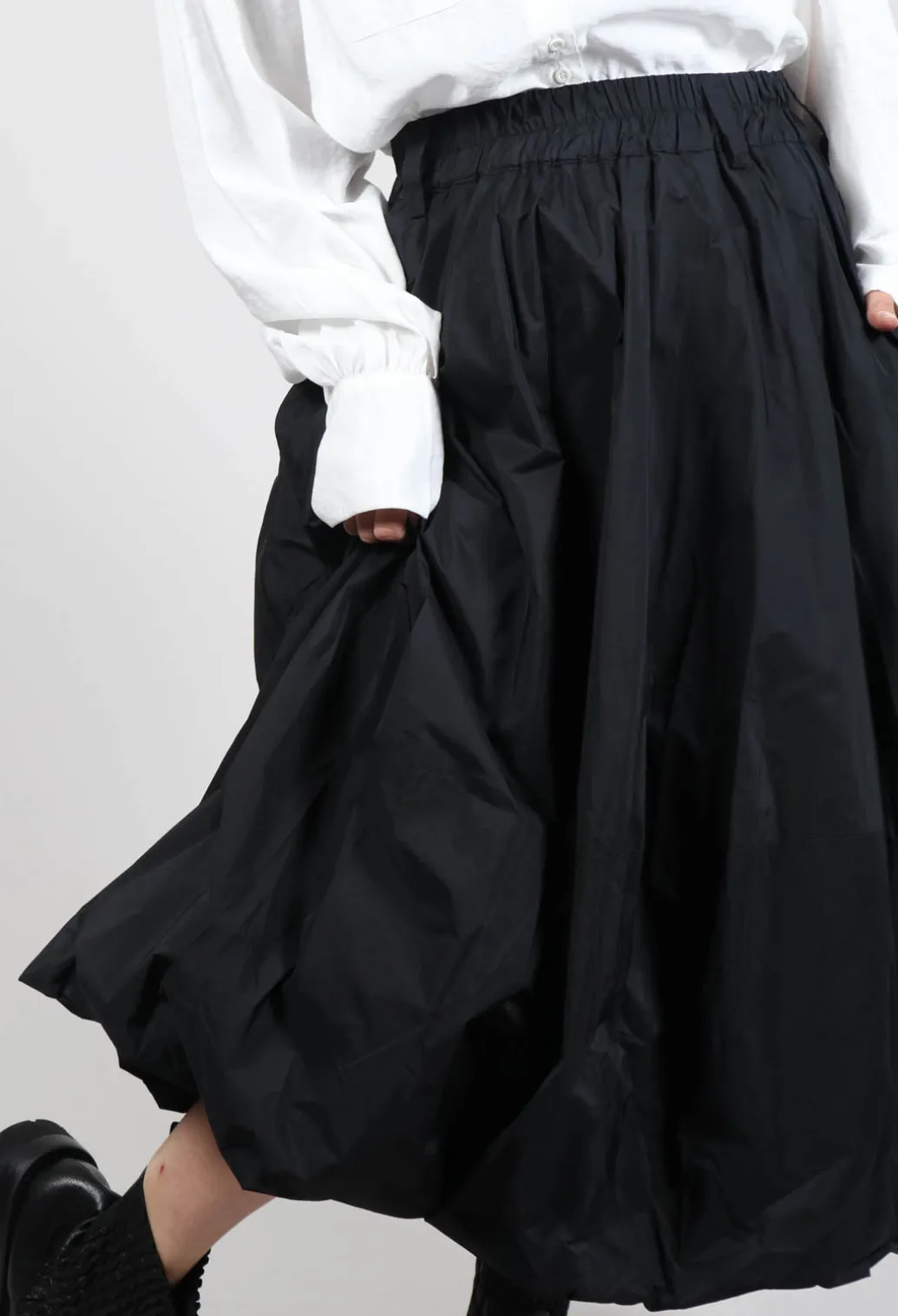 Tulip Shaped Skirt in Black