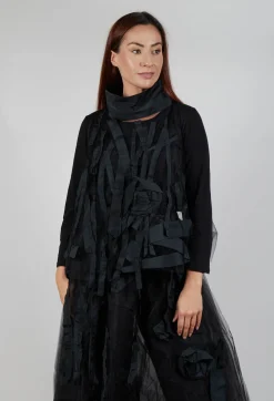 Tulle Top in Black