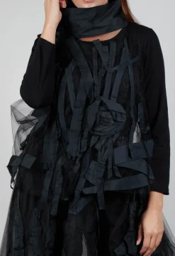 Tulle Top in Black