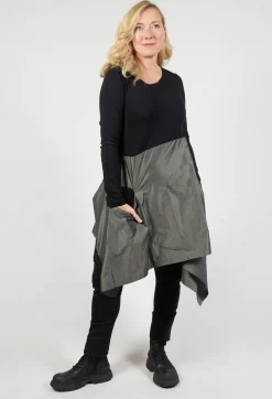 Tunic Bise In Black Olive Green
