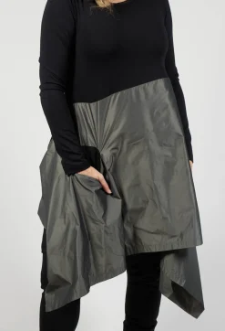 Tunic Bise In Black Olive Green