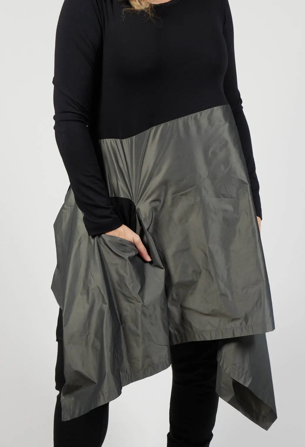 Tunic Bise In Black Olive Green