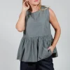 Tunic Blouse in Asfalto