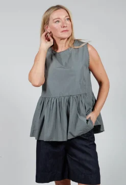 Tunic Blouse in Asfalto