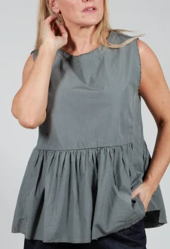 Tunic Blouse in Asfalto