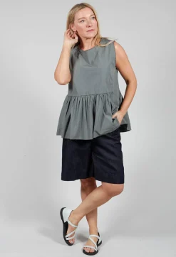 Tunic Blouse in Asfalto