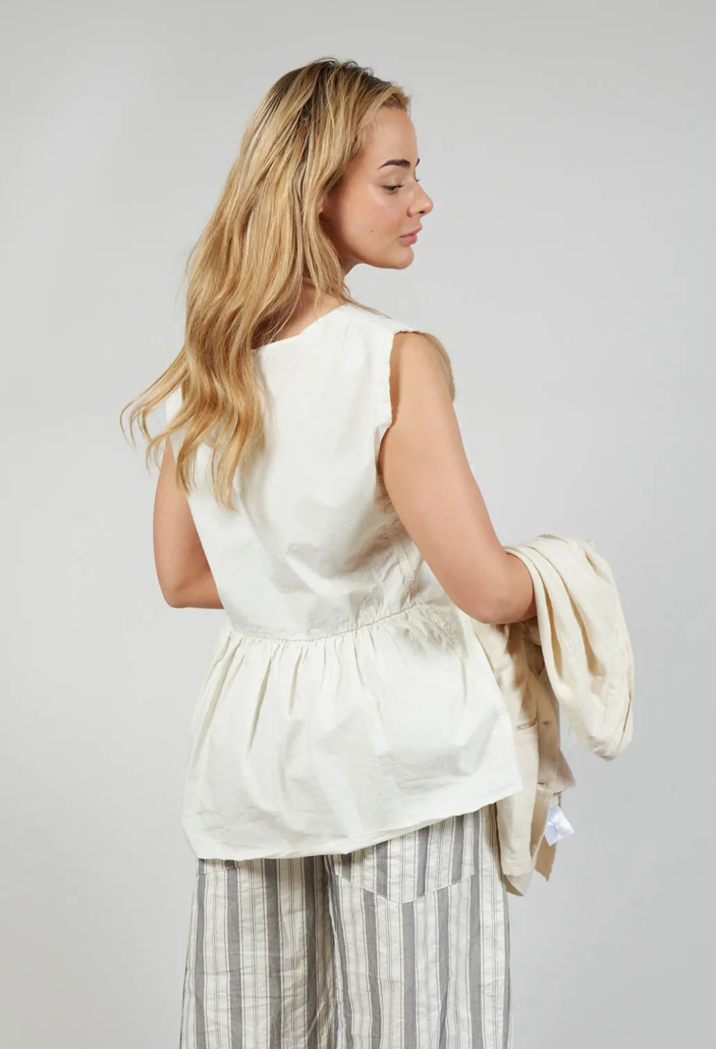 Tunic Blouse in Chalk