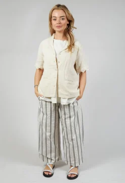 Tunic Blouse in Chalk