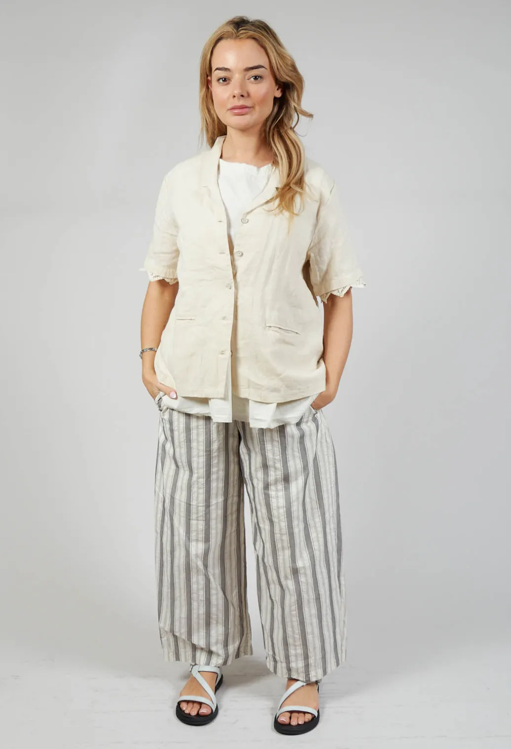 Tunic Blouse in Chalk