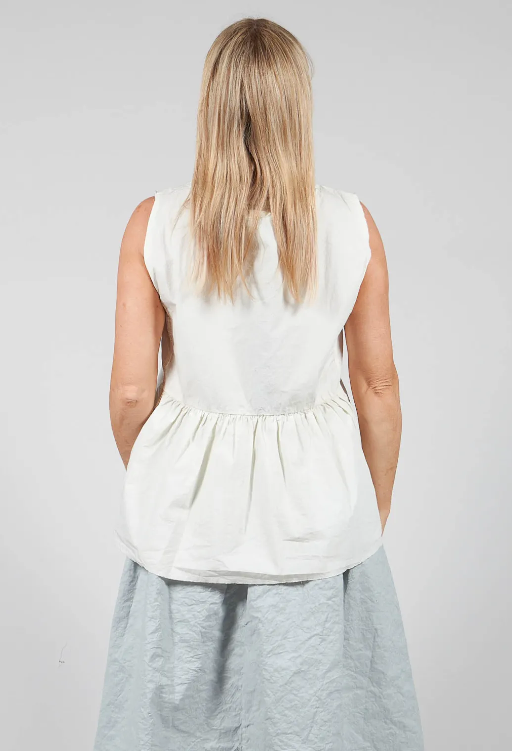 Tunic Blouse in Chalk