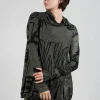 Tunic Dress with Lettering Design in Camp Print