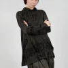 Tunic Dress with Lettering Design in Jungle Print