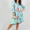 Tunic with Three Quarter Sleeves in Floral Marie Print