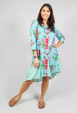 Tunic with Three Quarter Sleeves in Floral Marie Print