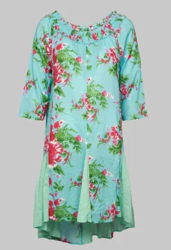Tunic with Three Quarter Sleeves in Floral Marie Print