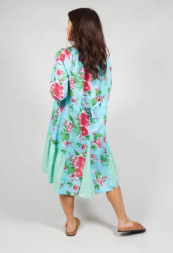 Tunic with Three Quarter Sleeves in Floral Marie Print