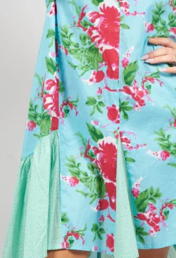 Tunic with Three Quarter Sleeves in Floral Marie Print