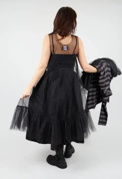 Tutu Mesh Dress in Black