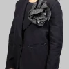 Tweed Brooch in Grey