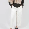 Twill Trousers in Cream