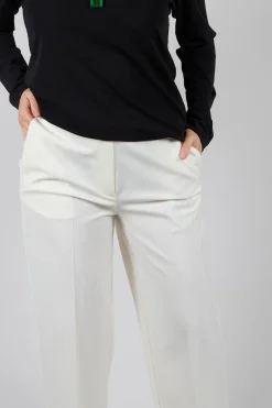 Twill Trousers in Cream