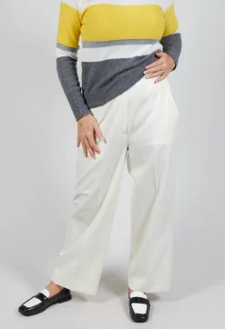 Twill Trousers in Cream