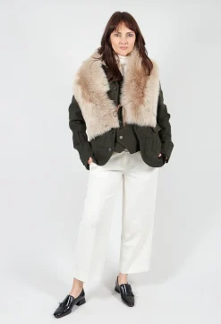 Twill Trousers in Cream