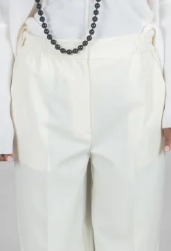 Twill Trousers in Cream