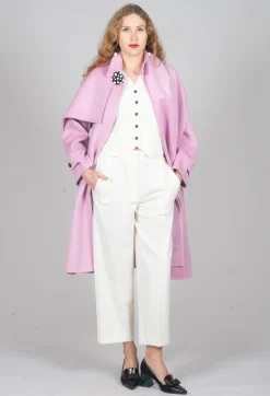 Twill Waistcoat in Cream