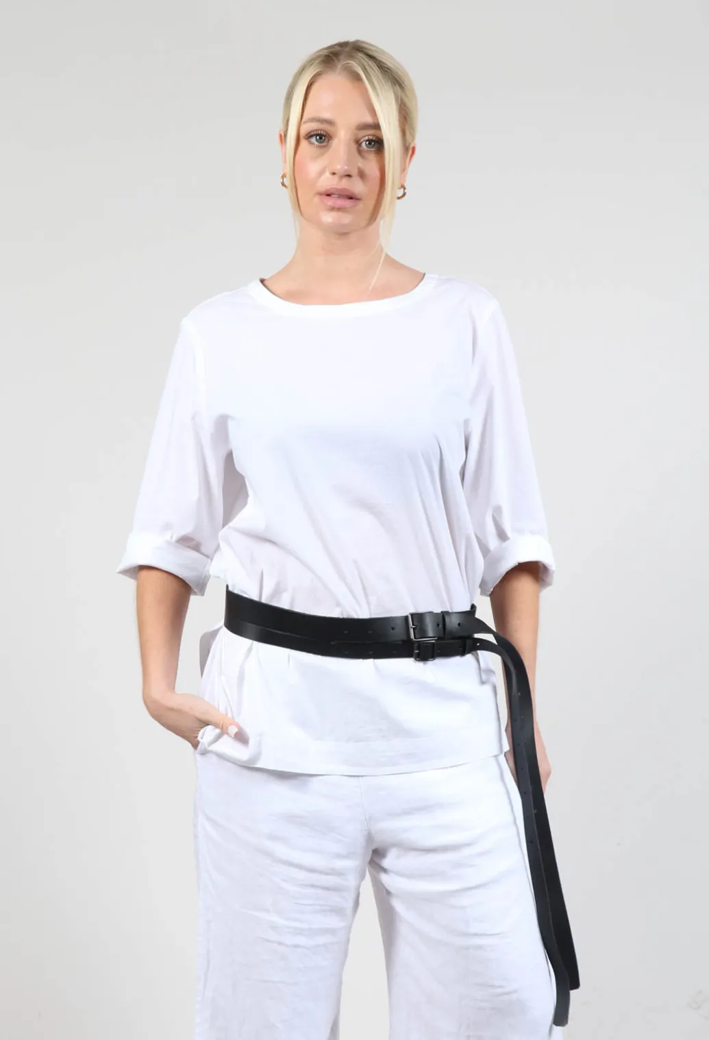 Twin Belt in Black Firm