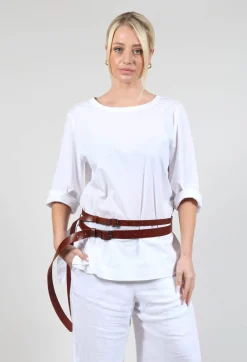 Twin Belt in Cinnamon