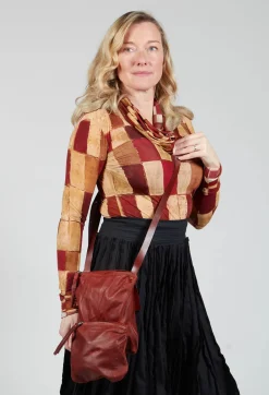 Twin Pocket Bag in Waxy Cinnamon