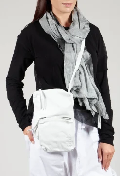 Twin Pocket Bag in White
