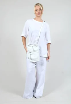Twin Pocket Bag in White