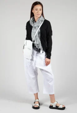 Twin Pocket Bag in White