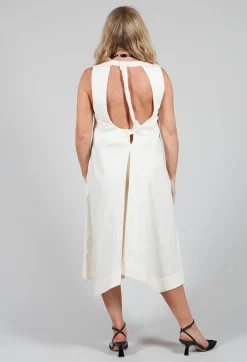 Twist Back Dress in Osso
