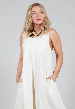Twist Back Dress in Osso
