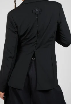 Two Row Jacket in Black