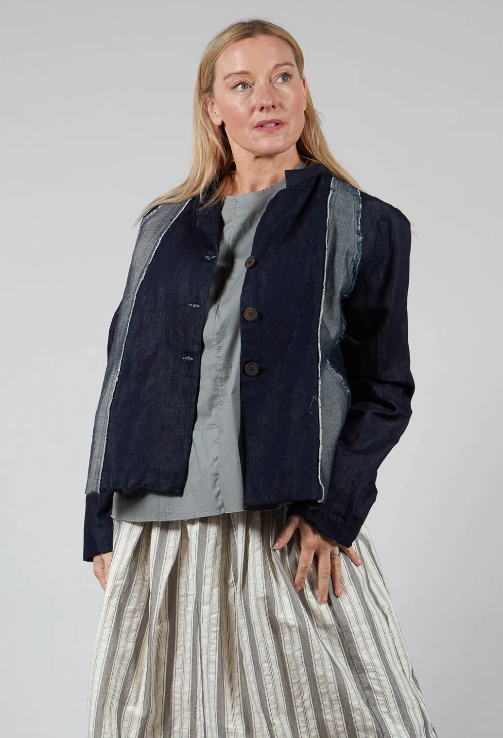 Two Tone Denim Jacket