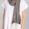 Two Toned Scarf in White/Black