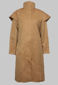 Tyfon Coat in Camel Tweed