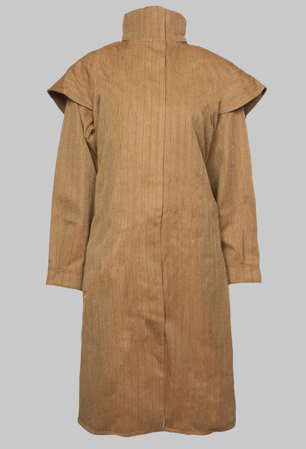 Tyfon Coat in Camel Tweed