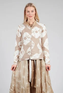 Ulla Padded Jack in Beige and Cream
