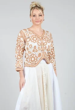 Ulrich Cardigan in Beige
